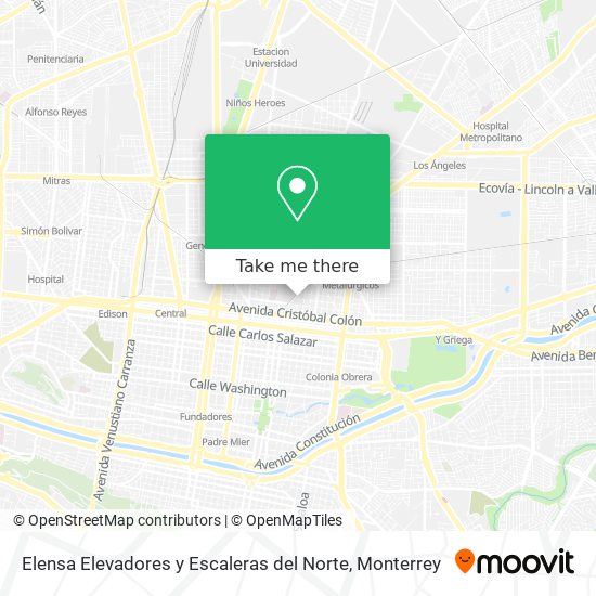 Elensa Elevadores y Escaleras del Norte map