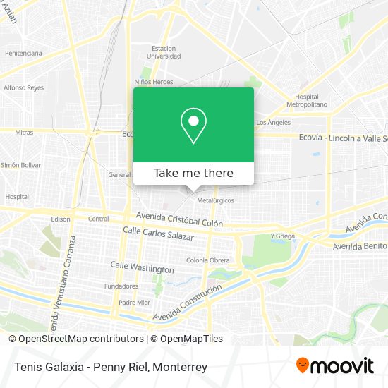 Tenis Galaxia - Penny Riel map