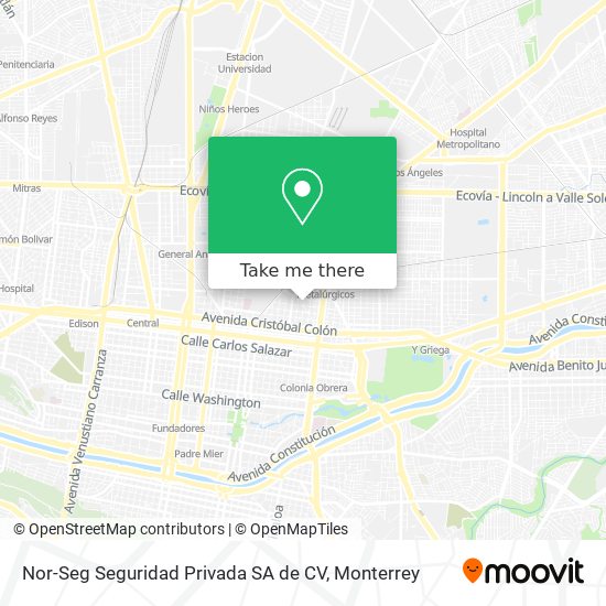 Nor-Seg Seguridad Privada SA de CV map