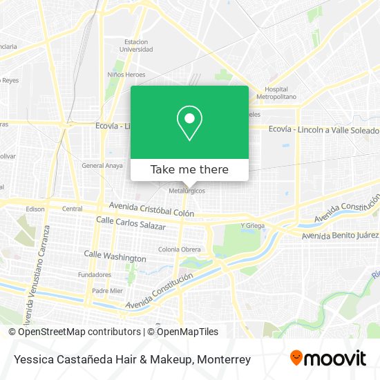 Yessica Castañeda Hair & Makeup map