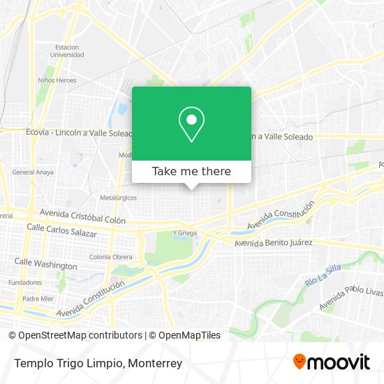 Templo Trigo Limpio map