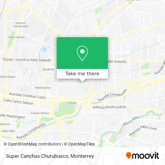 Super Canchas Churubusco map