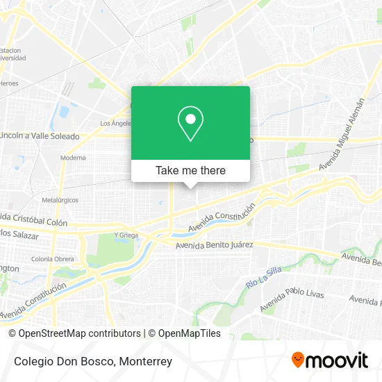 Mapa de Colegio Don Bosco