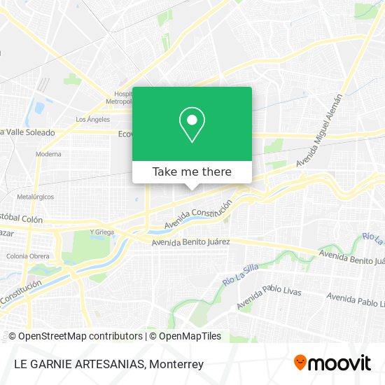 Mapa de LE GARNIE ARTESANIAS