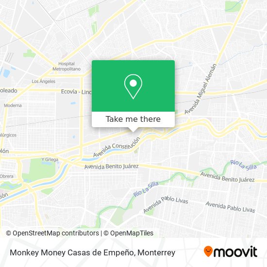 Monkey Money Casas de Empeño map