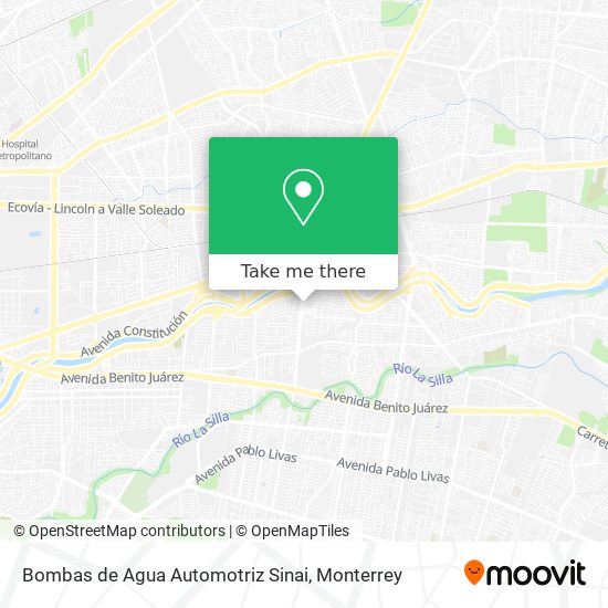 Mapa de Bombas de Agua Automotriz Sinai