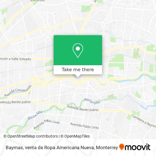 Baymas, venta de Ropa Americana Nueva map