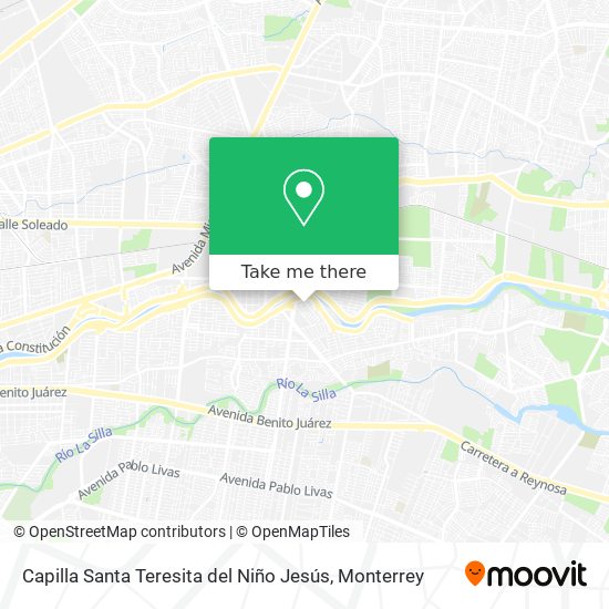 Mapa de Capilla Santa Teresita del Niño Jesús