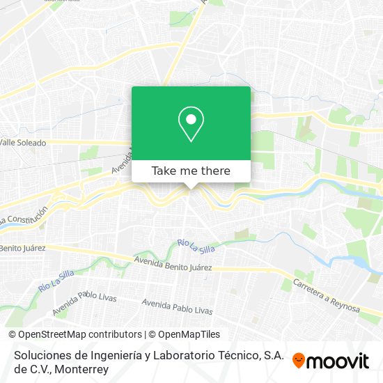 Soluciones de Ingeniería y Laboratorio Técnico, S.A. de C.V. map