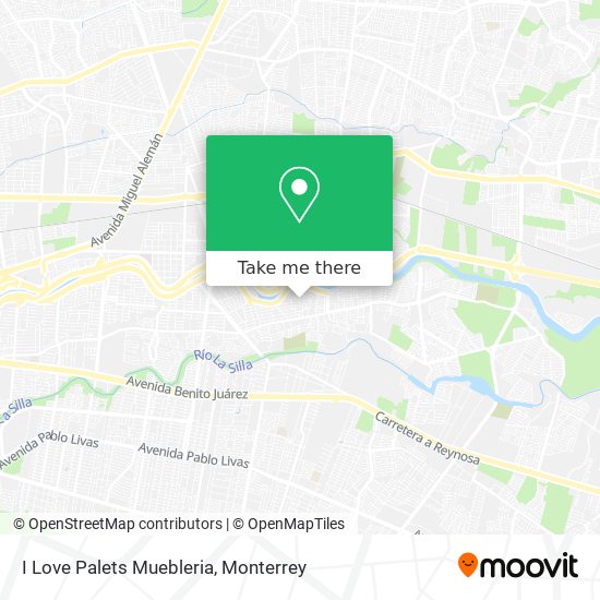 Mapa de I Love Palets Muebleria