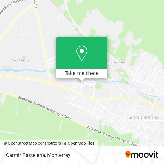 Carmir Pastelería map