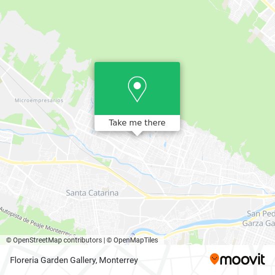 Floreria Garden Gallery map