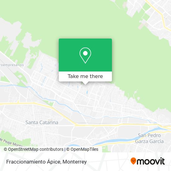 Fraccionamiento Ápice map