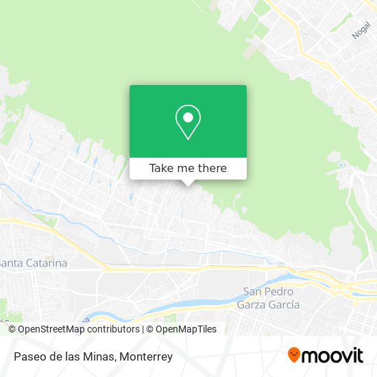 Mapa de Paseo de las Minas