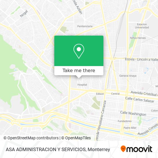 ASA ADMINISTRACION Y SERVICIOS map