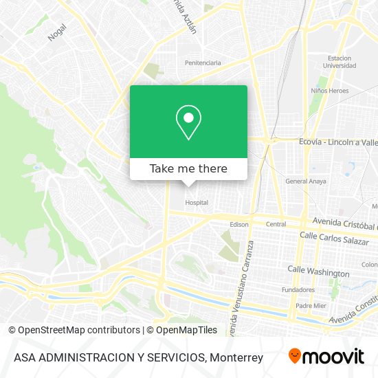 Mapa de ASA ADMINISTRACION Y SERVICIOS