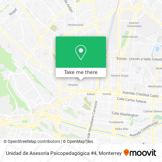 Unidad de Asesoría Psicopedagógica #4 map
