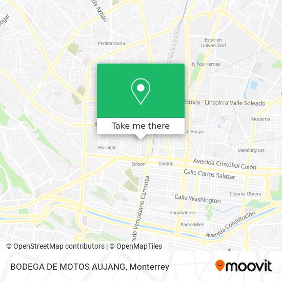 Mapa de BODEGA DE MOTOS AUJANG