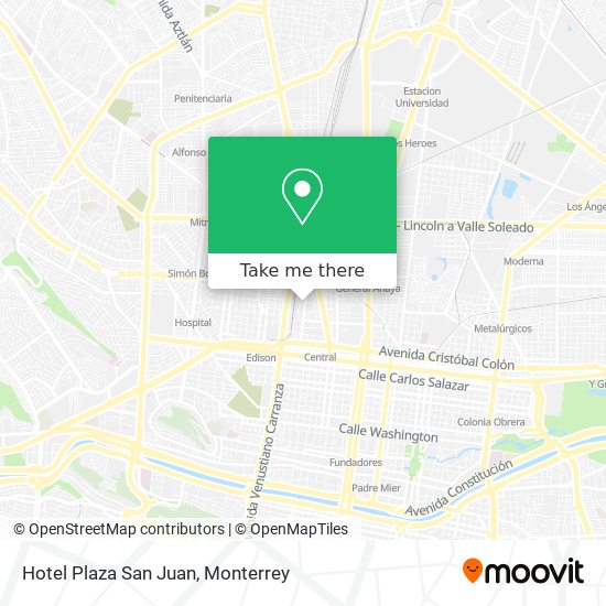 Hotel Plaza San Juan map