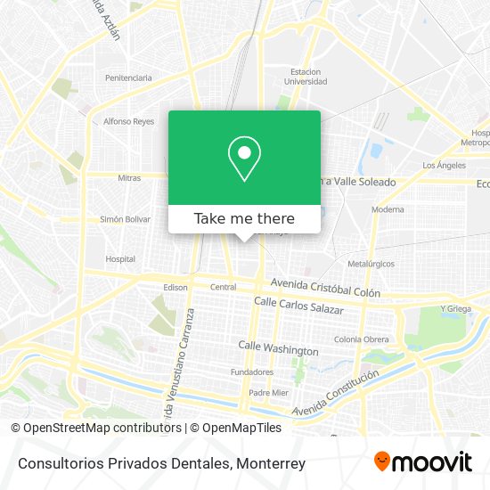 Mapa de Consultorios Privados Dentales