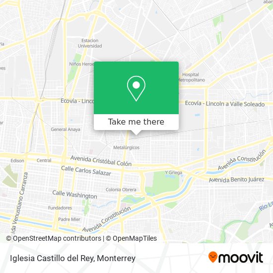 Mapa de Iglesia Castillo del Rey