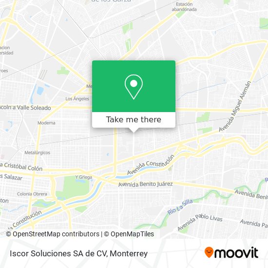 Mapa de Iscor Soluciones SA de CV