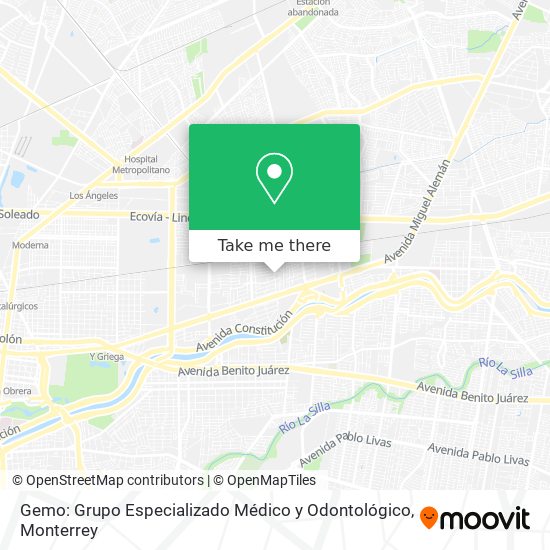 Gemo: Grupo Especializado Médico y Odontológico map