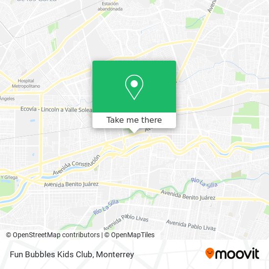 Mapa de Fun Bubbles Kids Club