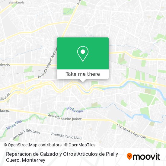 Reparacion de Calzado y Otros Articulos de Piel y Cuero map