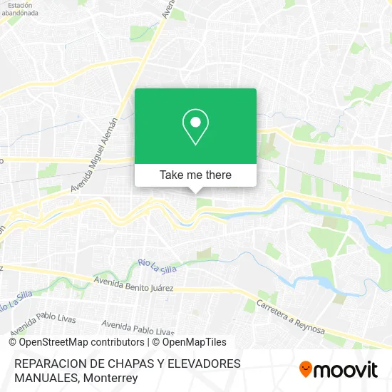 Mapa de REPARACION DE CHAPAS Y ELEVADORES MANUALES