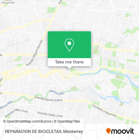 REPARACION DE BICICLETAS map