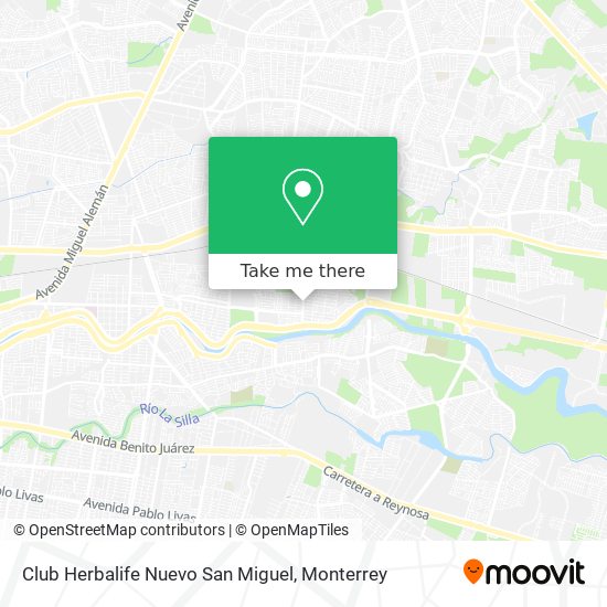 Club Herbalife Nuevo San Miguel map