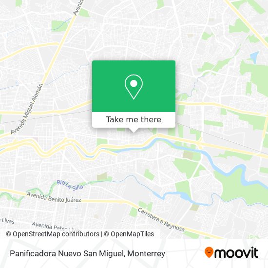 Mapa de Panificadora Nuevo San Miguel