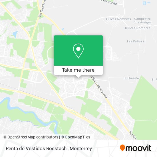 Renta de Vestidos Rosstachi map