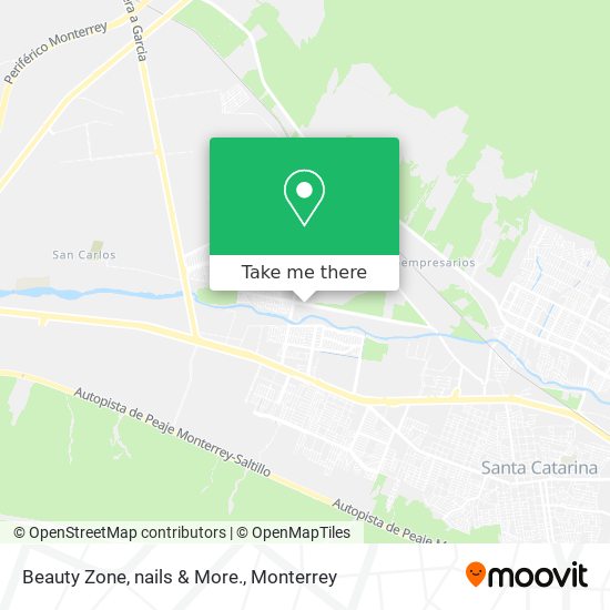 Beauty Zone, nails & More. map