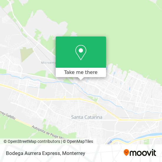 Mapa de Bodega Aurrera Express