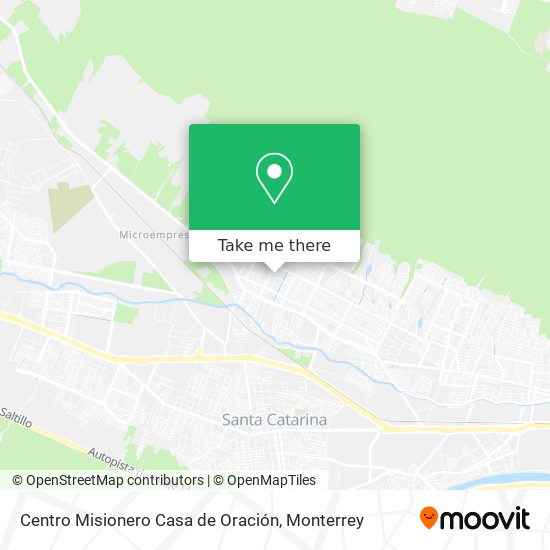 Centro Misionero Casa de Oración map