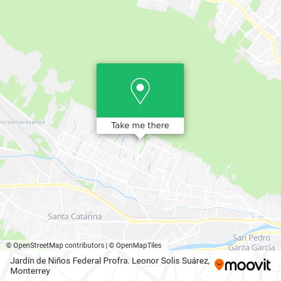 Jardín de Niños Federal Profra. Leonor Solis Suárez map