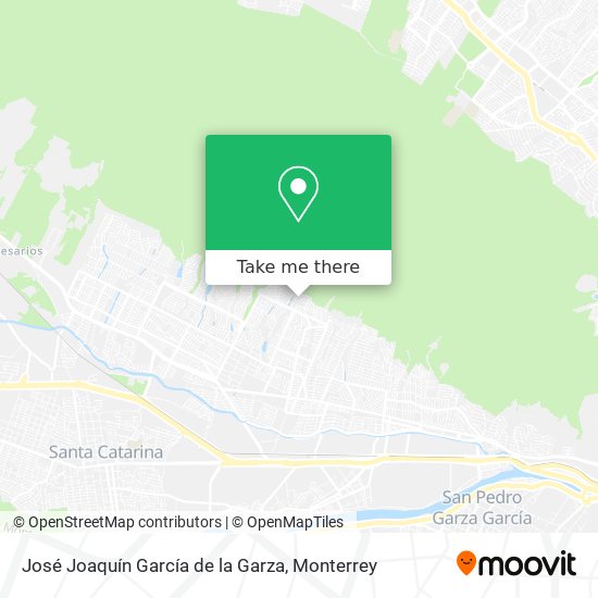 Mapa de José Joaquín García de la Garza