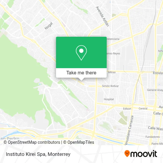 Instituto Kirei Spa map