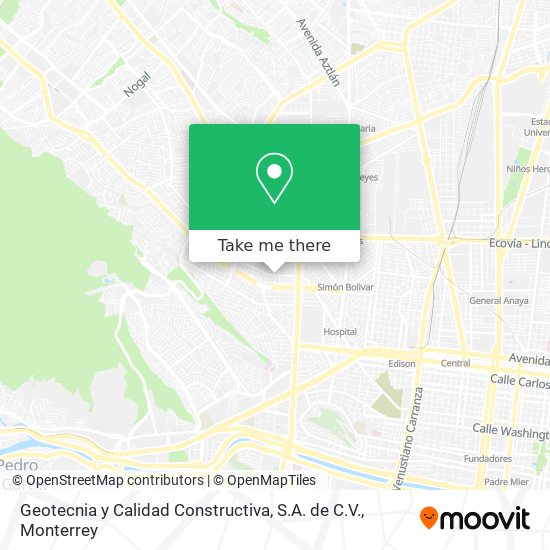 Geotecnia y Calidad Constructiva, S.A. de C.V. map