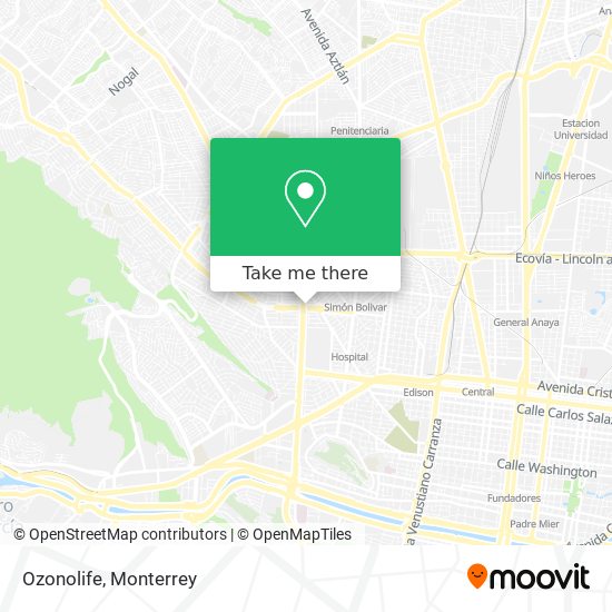 Mapa de Ozonolife