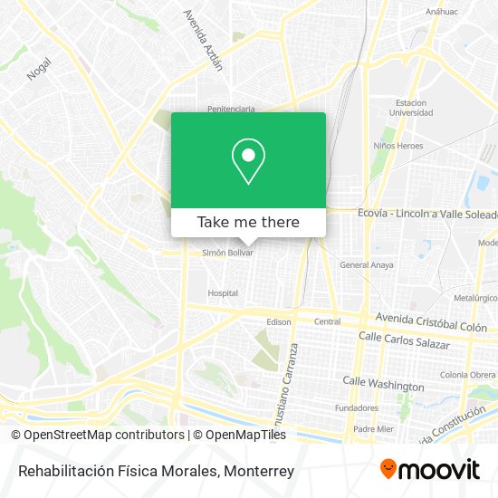 Mapa de Rehabilitación Física Morales