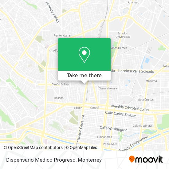 Dispensario Medico Progreso map