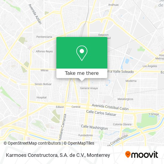 Karmoes Constructora, S.A. de C.V. map