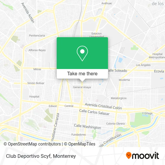 Club Deportivo Scyf map