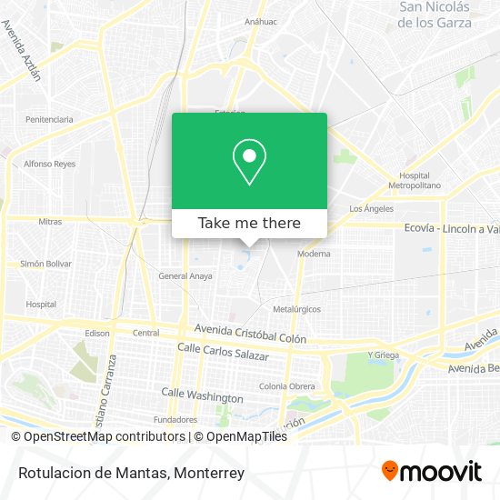 Mapa de Rotulacion de Mantas