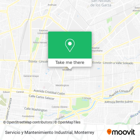 Servicio y Mantenimiento Industrial map