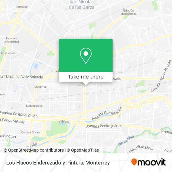 Mapa de Los Flacos Enderezado y Pintura
