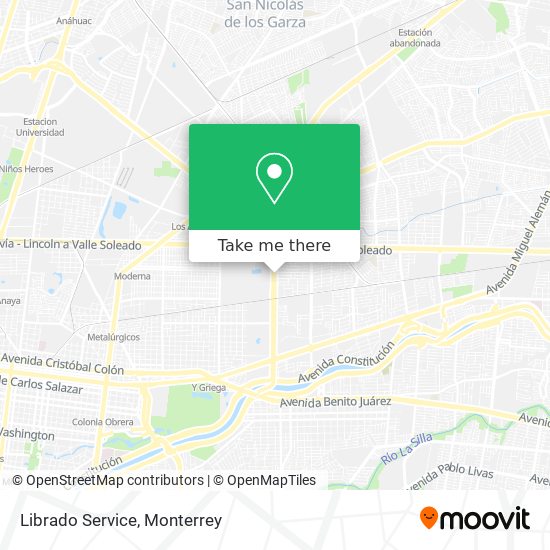 Librado Service map